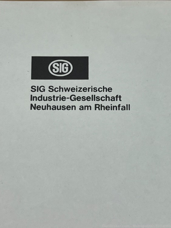 Swiss Made Sig P210 9mm w/Box and Test Target, Complete Set-img-14