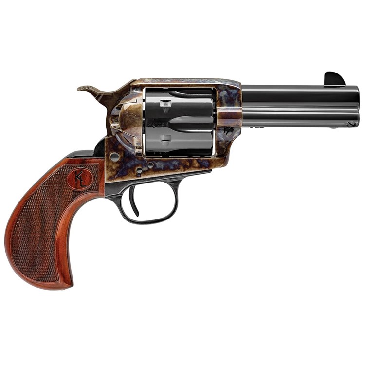 Uberti 1873 Cattleman Short Stroke CMS Kenda Lenseigne Pro .45 Colt 3.5" -img-0