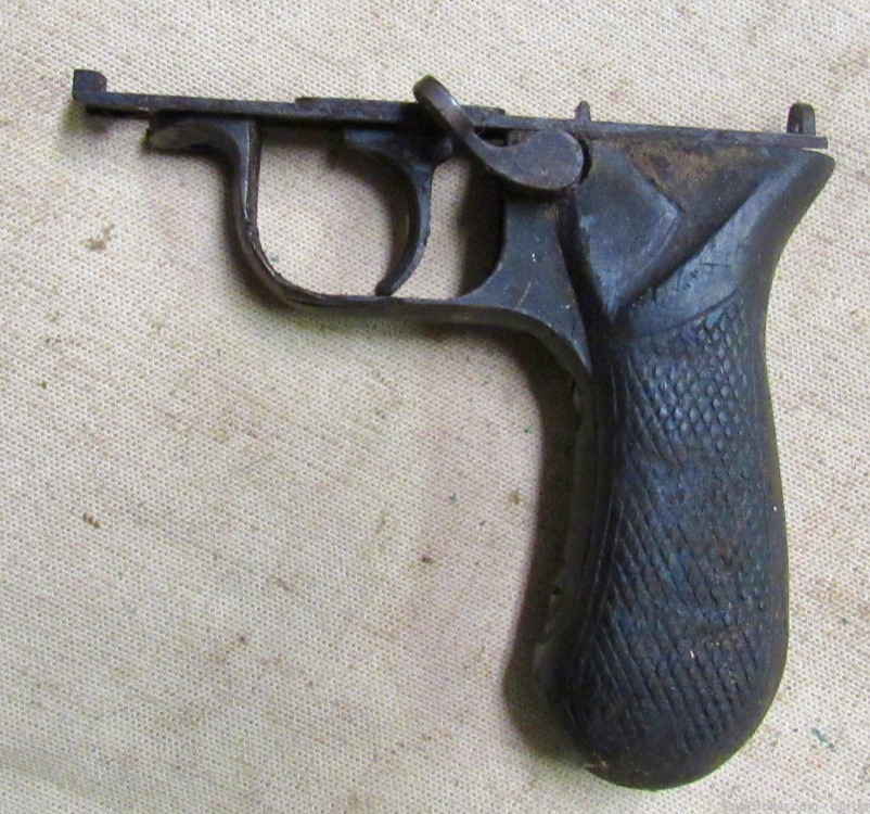 Original WWI German MG 08/15 Maxim Trigger and Grip Assembly-img-0