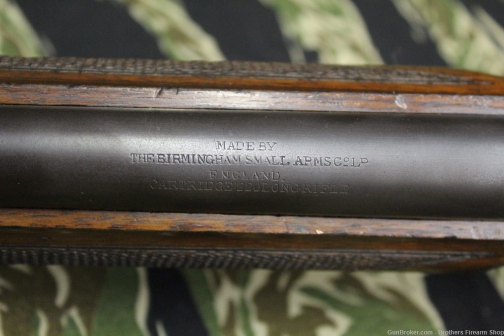BSA 220 Long Cadet Martini Rifle Shortened Stock Peep Sights -img-15