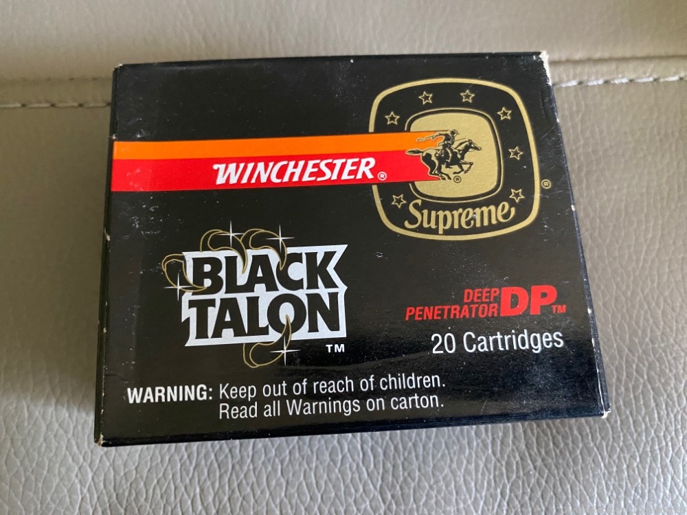 Winchester Black Talon 230gr SXT .45 ACP S45A 1 Box 20 Rounds-img-2