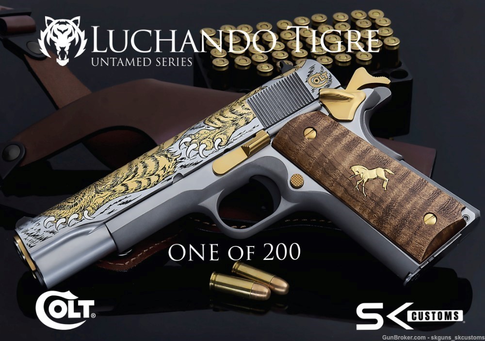 SK CUSTOMS RELEASES THE UNTAMED LUCHANDO TIGRE COLT 1911 38 Super-img-17