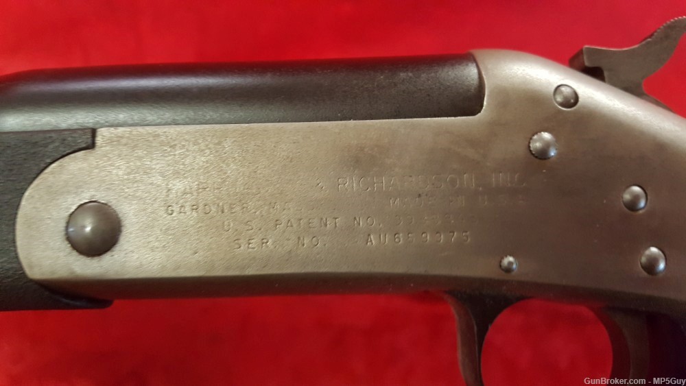 [g1513] Harrington & Richardson Pardner Model SB1 12 Gauge-img-10