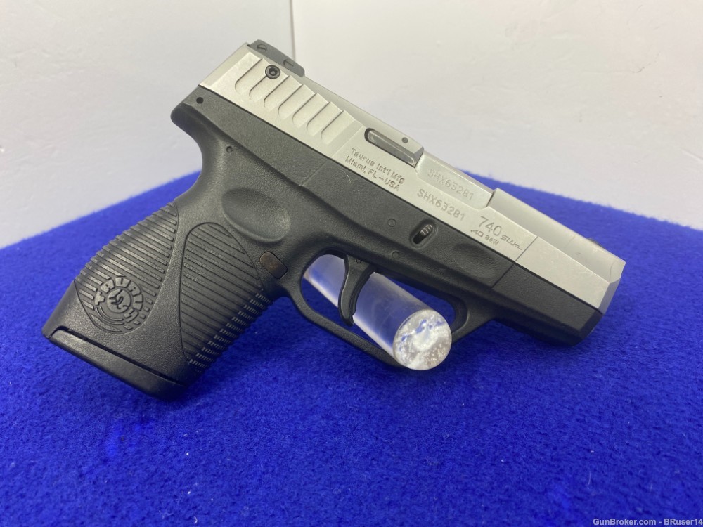 Taurus 740 Slim .40 S&W Stainless 3.2" *PERFECT CARRY SEMI-AUTO PISTOL*-img-16