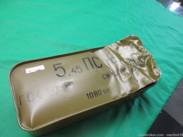 Spam Can 1080 Rds Russian 5.45X39 Ammunition 1986-img-9