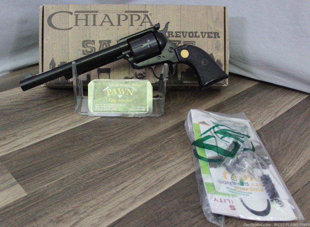 NIB CHIAPPA 1873-22 REVOLVING PISTOL, 17 HMR, 7.5" BRL, 10 RND-img-0