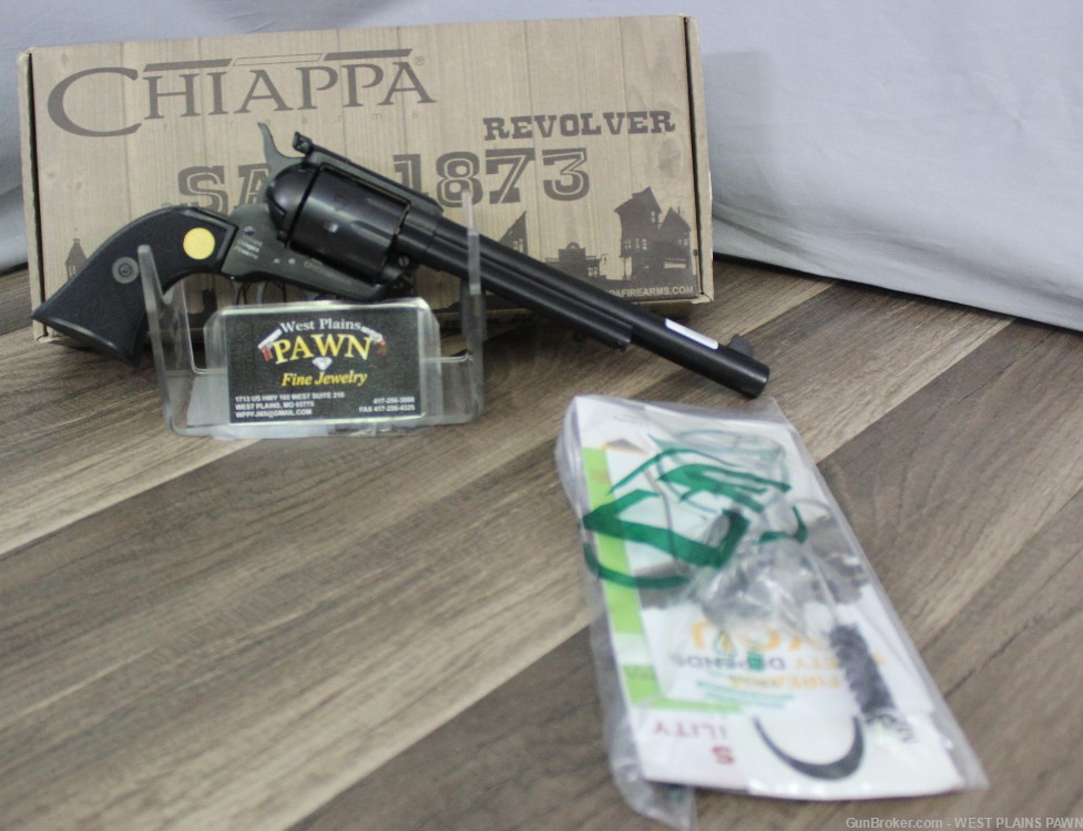 NIB CHIAPPA 1873-22 REVOLVING PISTOL, 17 HMR, 7.5" BRL, 10 RND-img-1