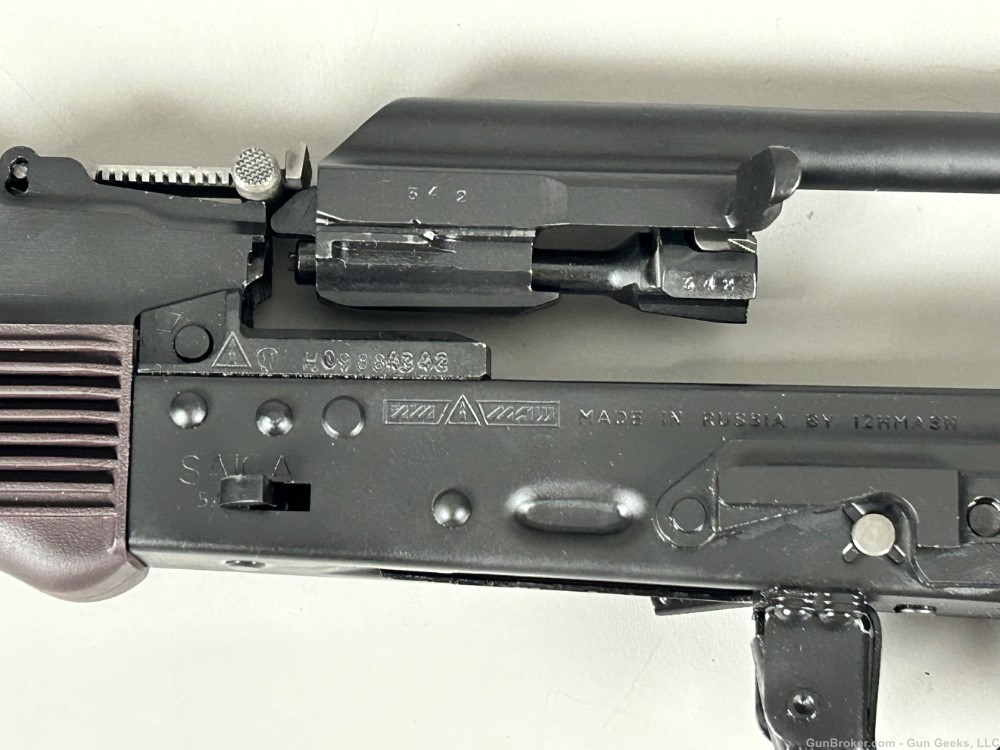 Russian Izhmash Saiga AK74 SIDE FOLDING STOCK 5.45x39 AK-74 Tula Plum RARE!-img-15