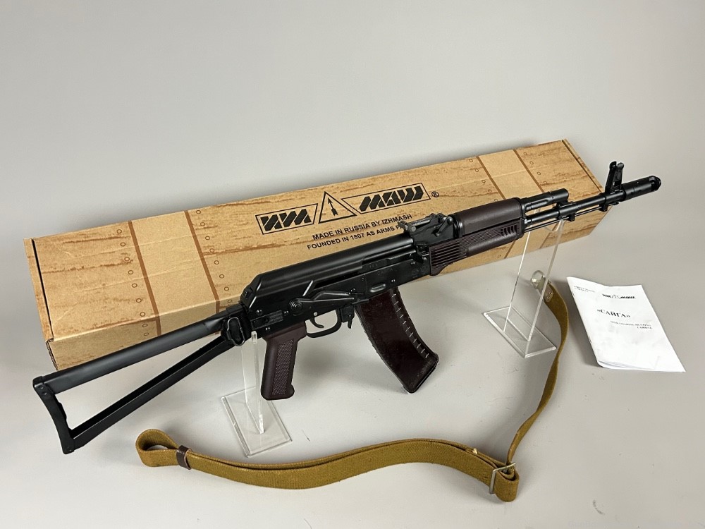 Russian Izhmash Saiga AK74 SIDE FOLDING STOCK 5.45x39 AK-74 Tula Plum RARE!-img-0