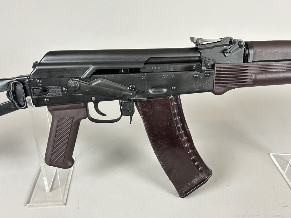Russian Izhmash Saiga AK74 SIDE FOLDING STOCK 5.45x39 AK-74 Tula Plum RARE!-img-3