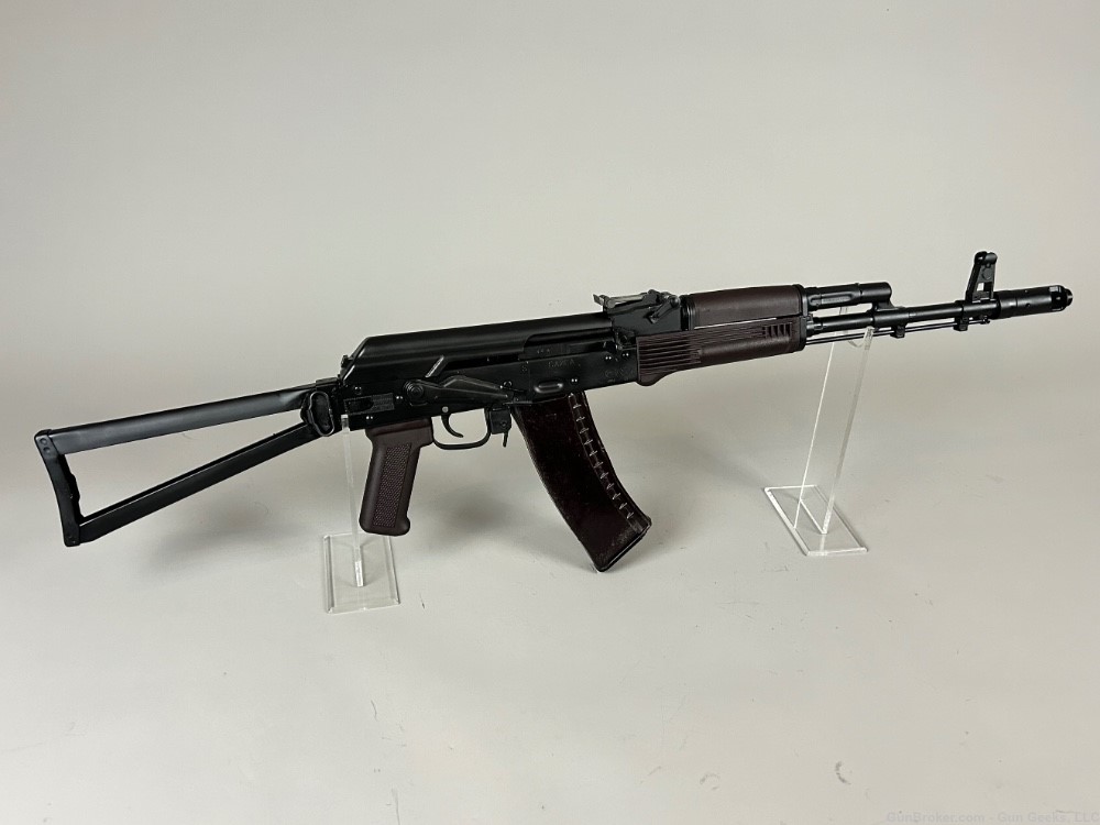 Russian Izhmash Saiga AK74 SIDE FOLDING STOCK 5.45x39 AK-74 Tula Plum RARE!-img-1