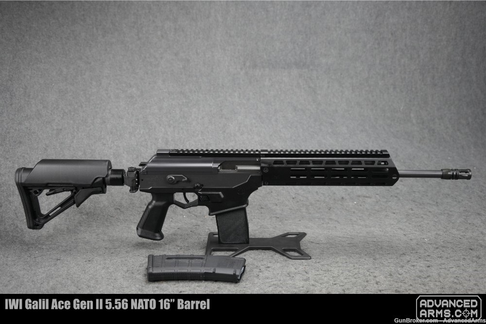 Preowned NEVER FIRED! IWI Galil Ace Gen II 5.56 NATO 16” Barrel-img-0