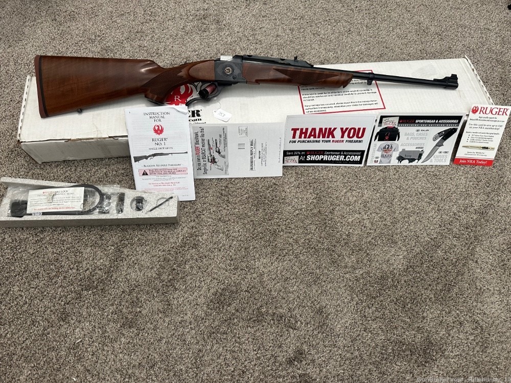 Ruger No 1 limited 50th anniversary 308 win rare with box 1 ah-img-0