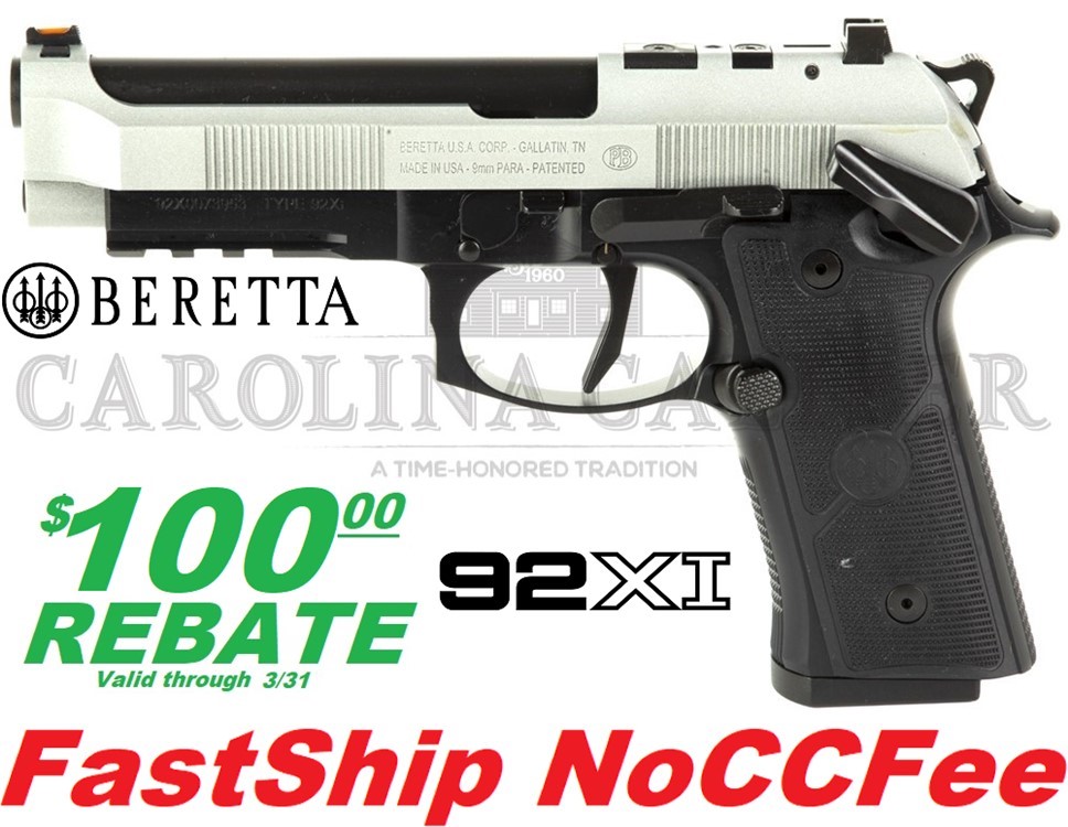 BERETTA 92XI SAO BERETTA-92XI-SAO J92FSR915 92XI-92XI-img-0