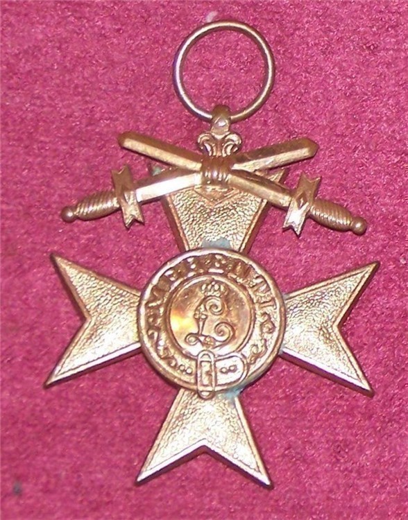 WW1 BAVARIAN MERENTI CROSS 3RD CLASS MEDAL-img-1