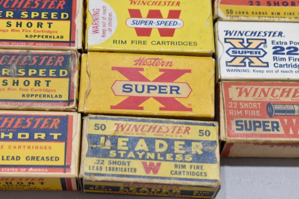 60 Boxes 2746+ Rds Vintage Winchester 22 S Short Rimfire PLEASE READ-img-14