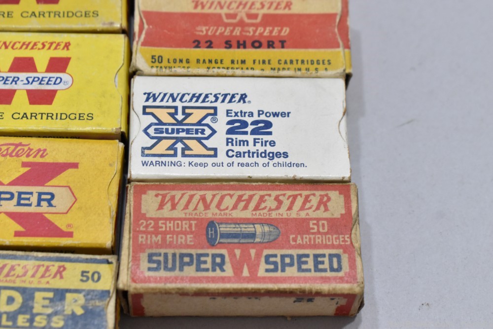 60 Boxes 2746+ Rds Vintage Winchester 22 S Short Rimfire PLEASE READ-img-17