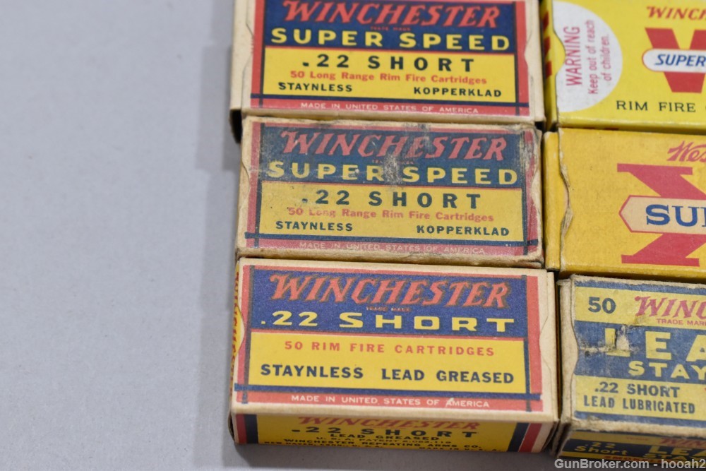 60 Boxes 2746+ Rds Vintage Winchester 22 S Short Rimfire PLEASE READ-img-13