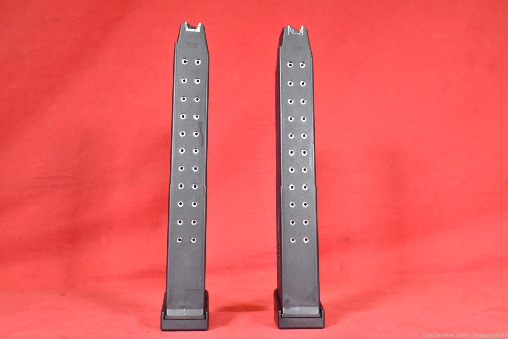 Glock 20 30rd 10mm Extended Magazine *LOT OF 2* Vector Mag Glock 40 Clip-img-3