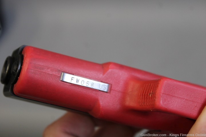 Glock 19 Gen 2 9mm Red Frame Inert Item E-img-16