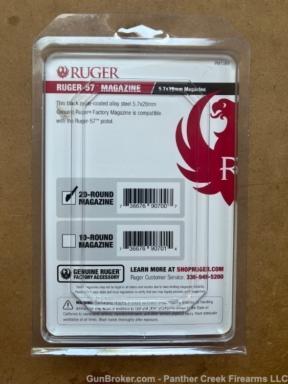 Ruger® Ruger-57™ 5.7x28MM (20) Rd - Blue Steel 90700-img-2