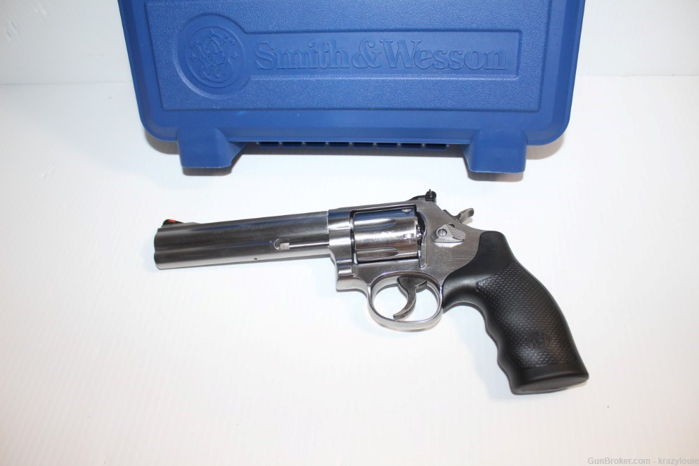 Smith & Wesson 686-6 .357 Mag S&W Stainless 6-Shot Revolver Pistol NICE-img-2