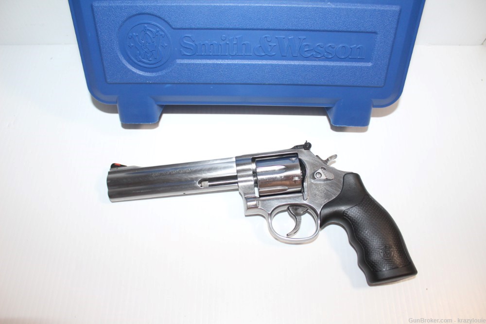 Smith & Wesson 686-6 .357 Mag S&W Stainless 6-Shot Revolver Pistol NICE-img-9
