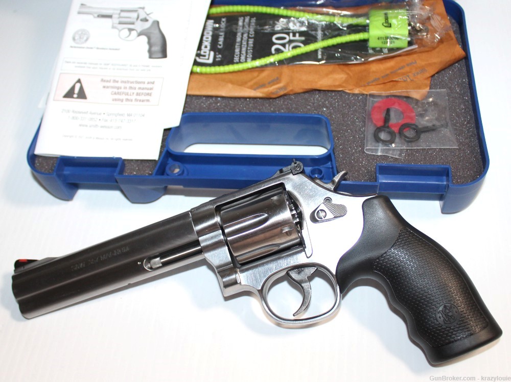 Smith & Wesson 686-6 .357 Mag S&W Stainless 6-Shot Revolver Pistol NICE-img-45