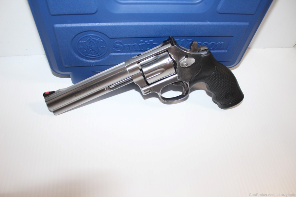 Smith & Wesson 686-6 .357 Mag S&W Stainless 6-Shot Revolver Pistol NICE-img-42