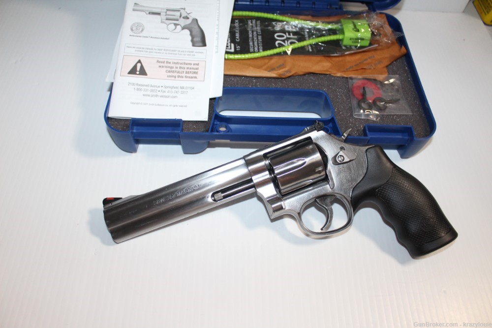 Smith & Wesson 686-6 .357 Mag S&W Stainless 6-Shot Revolver Pistol NICE-img-46