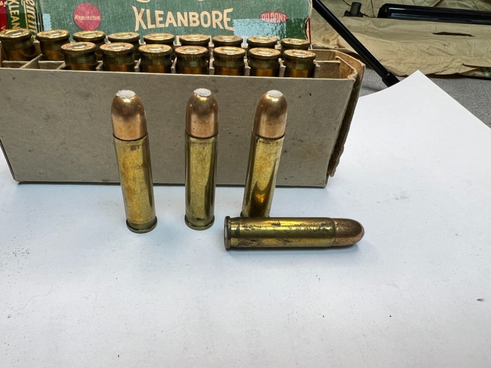 Remington 401 SLR ammo vintage-img-1