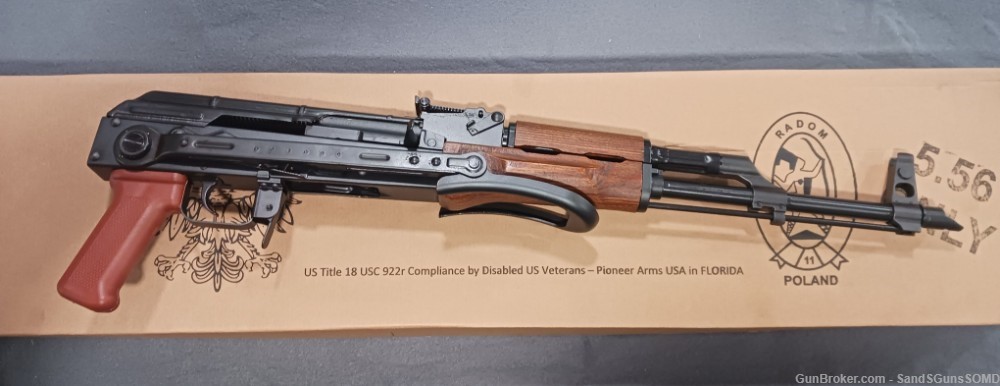 PIONEER ARMS AK-47 UNDERFOLDER 5.56 WOOD SEMI AUTO RIFLE NEW-img-1
