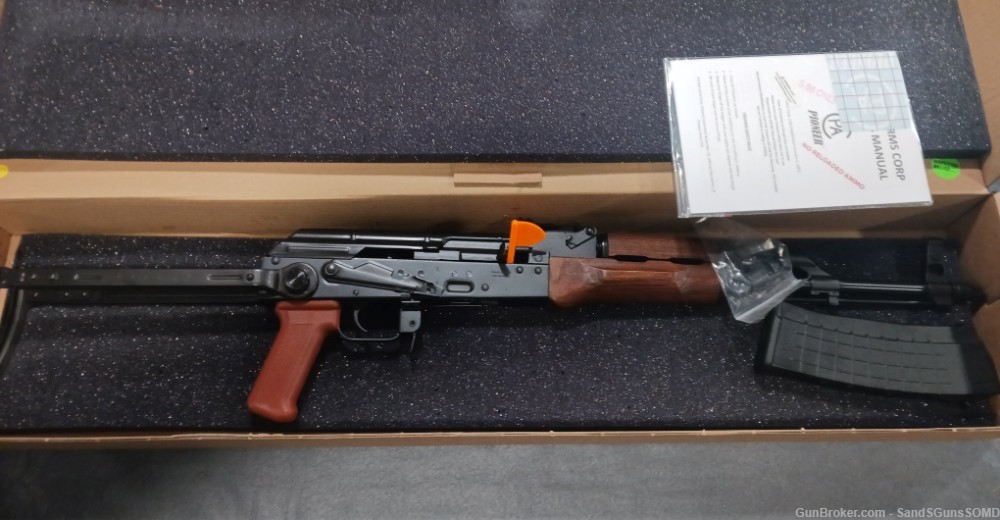 PIONEER ARMS AK-47 UNDERFOLDER 5.56 WOOD SEMI AUTO RIFLE NEW-img-7
