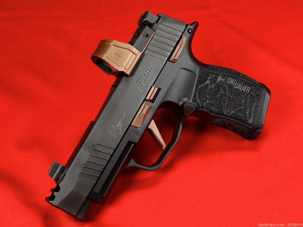 Sig P365 Rose XL Comp Romeo Red Dot, Sub-Compact 9mm, 2x12rd Mags, Vault-img-6