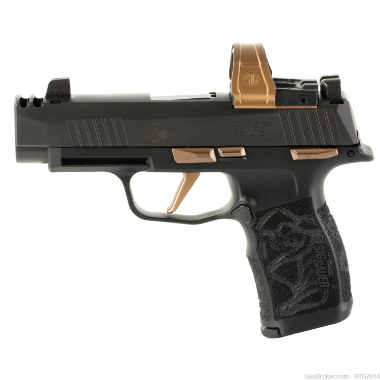 Sig P365 Rose XL Comp Romeo Red Dot, Sub-Compact 9mm, 2x12rd Mags, Vault-img-9