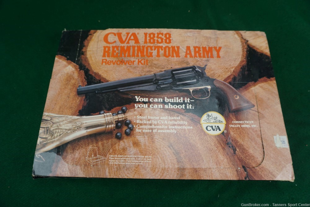 Unbuilt CVA 1858 Remington Army 44 / 454cal 8" No Reserve $.01 Start-img-7