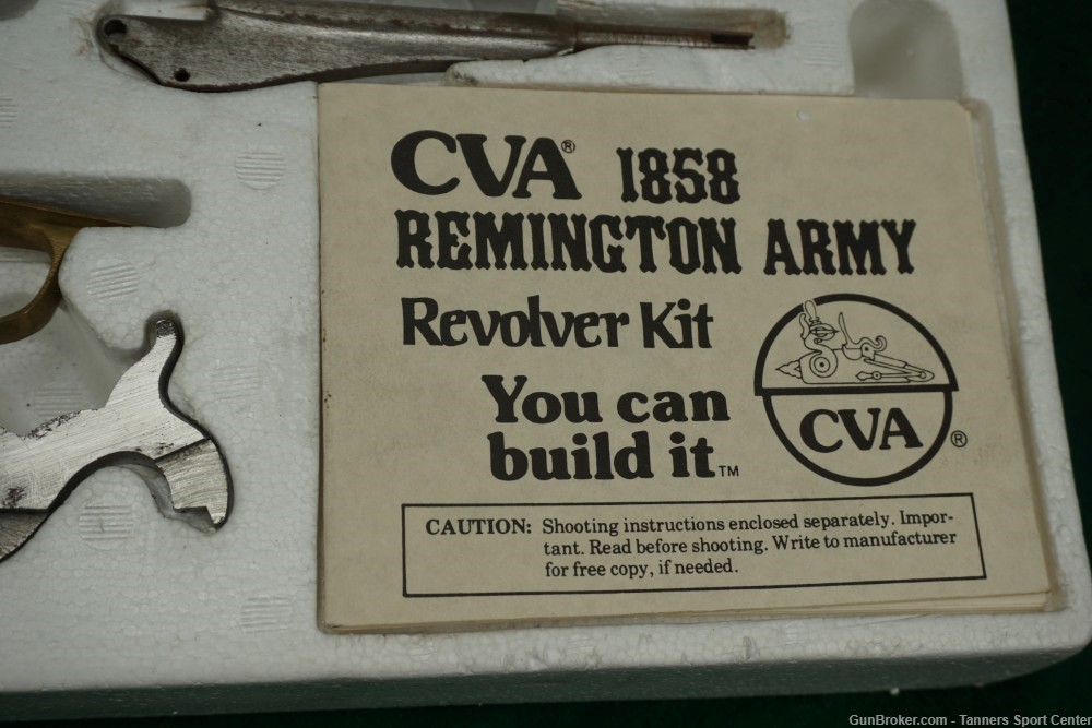 Unbuilt CVA 1858 Remington Army 44 / 454cal 8" No Reserve $.01 Start-img-6