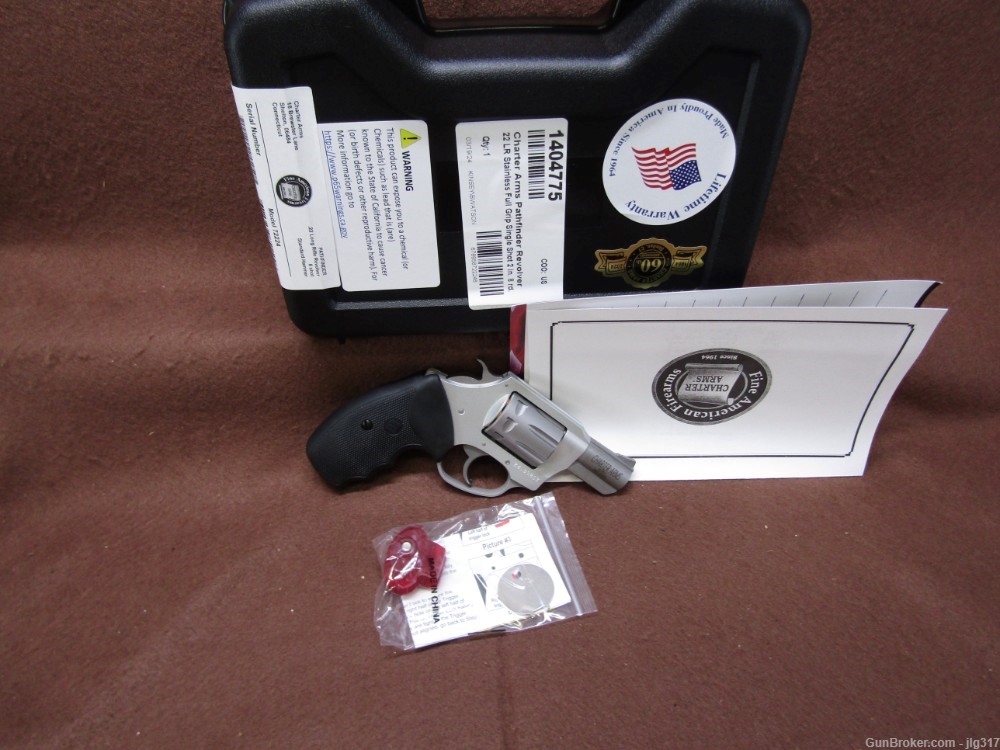 New Charter Arms Pathfinder 22 LR 8 Shot Double Action Revolver 72224-img-0
