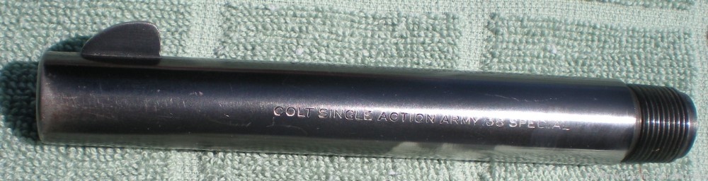 Colt Single Action Army SAA 38 Special Blued 5 1/2" REVOLVER Barrel-img-0