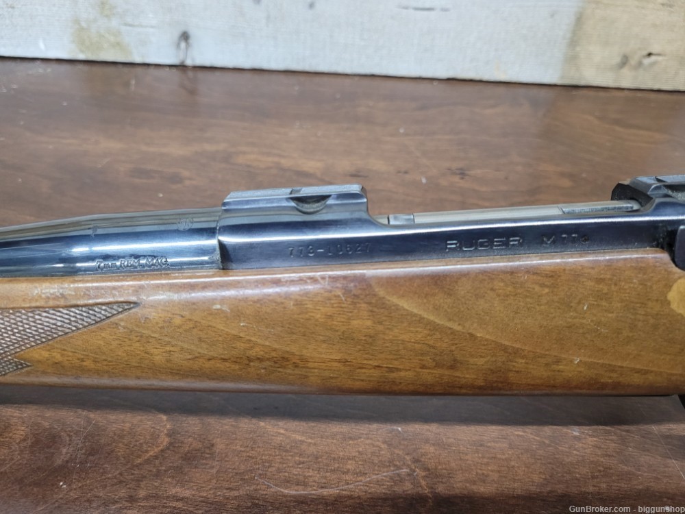 Used Ruger M77 7mm Rem Mag 24"bbl Tang Safety Good Condition!-img-3