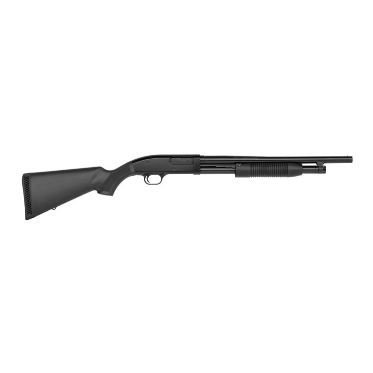 Mossberg Maverick 88 home defense shotgun, 12ga, 18.5", blk, home security -img-0