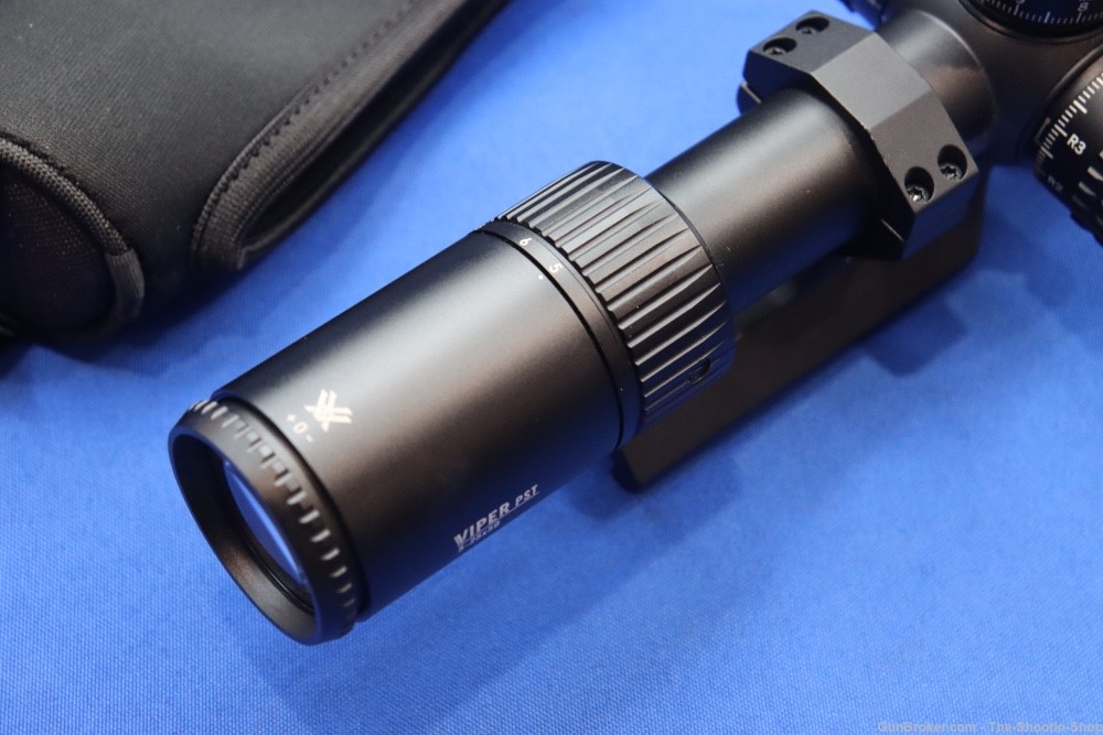 Vortex Model VIPER PST 5-25X50MM w/ AR Mount FFP 30MM Matte Blk Illuminated-img-1