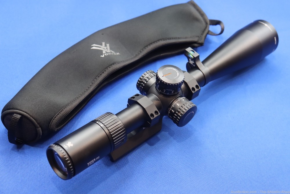 Vortex Model VIPER PST 5-25X50MM w/ AR Mount FFP 30MM Matte Blk Illuminated-img-0