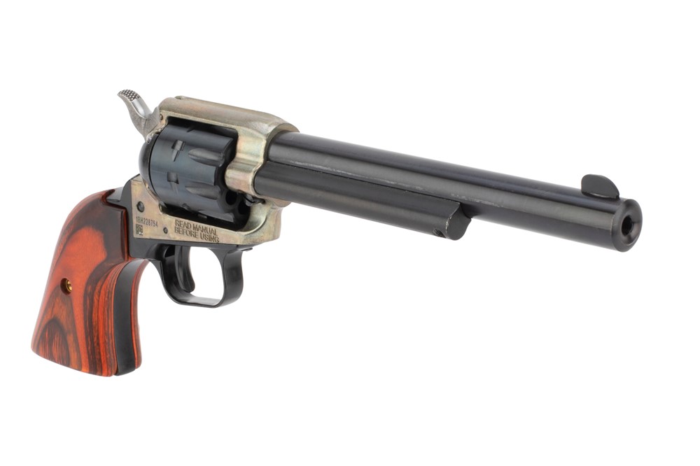 Heritage Arms Rough Rider .22LR 9-Round Revolver - Case Hardened - Cocobol-img-1