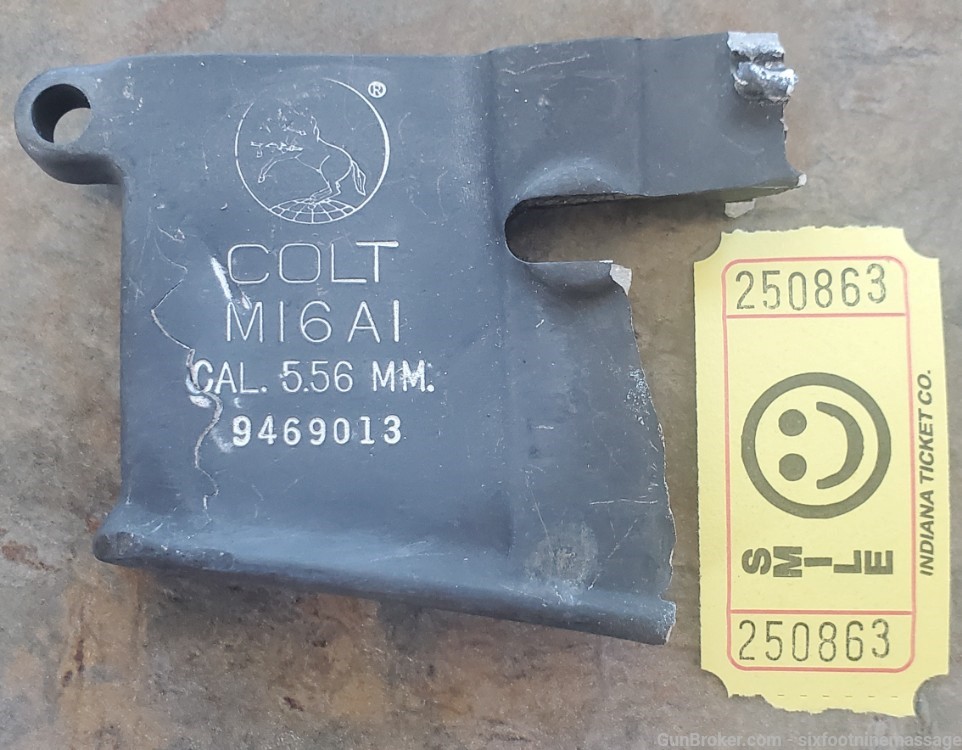 Colt M16A1 M16 demilled receiver pieces isnt MP5 parts kit AK Ghost gun UZI-img-0