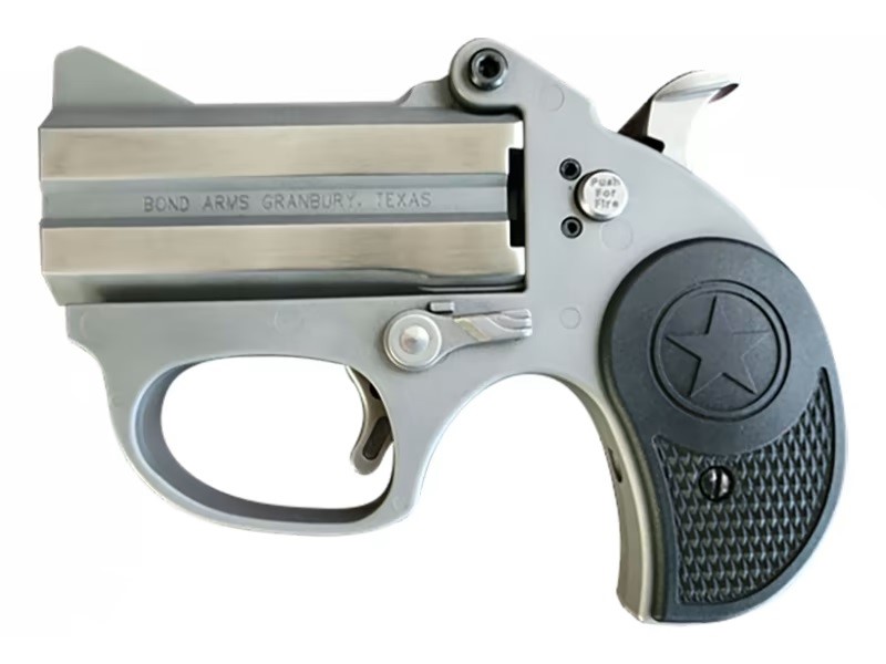 Bond Arms Stinger Rough Stainless Derringer 38 Special - 3" - Bead Blasted-img-0