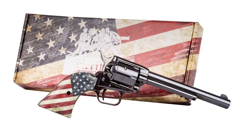 Heritage Arms Rough Rider Small Bore Revolver 22 LR - 6.5" - Blue - US Fla-img-0