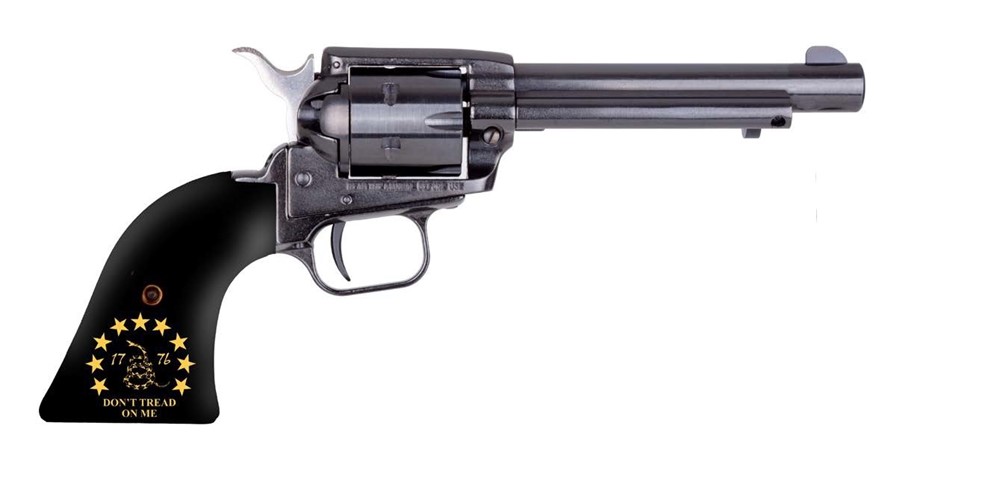 Heritage Arms Rough Rider Small Bore Revolver 22 LR - 4.75" - Blued - Gold-img-0