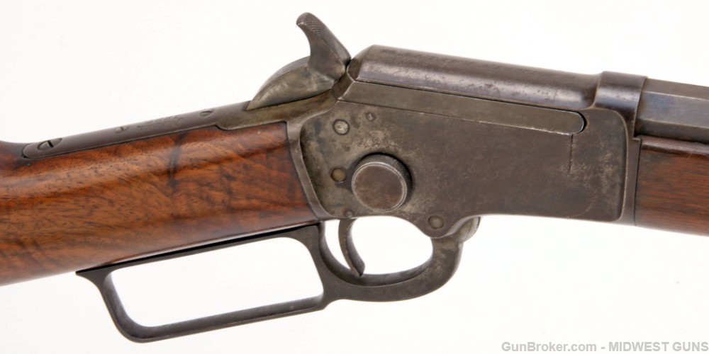 Marlin Model 1897 Lever Action Rifle.22RF  Mfg in 1897 Antique-img-1