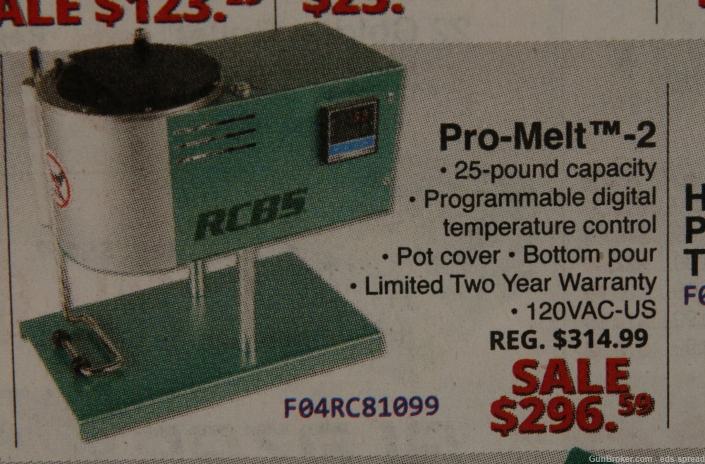 NEW in UN-OPENED Box RCBS Pro-Melt -2 Lead Furnace - NO RESERVE-img-1